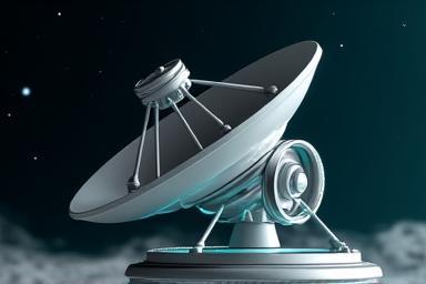 Satellite dish or remote sensing equipment